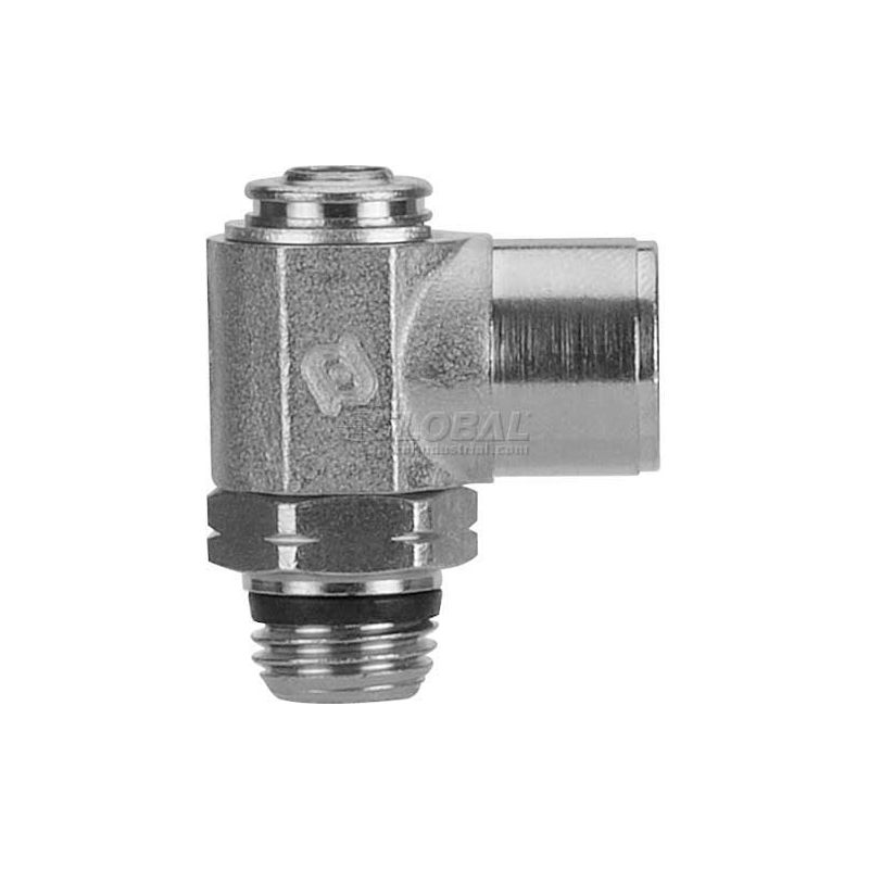 AIGNEP Swivel Elbow 87110-06-04 Pkg Qty 5 Pack Of 3 3/8 Tube x 1/4 Swift-Fit Universal Thread AIGNEP Swivel Elbow 87110-06-04 Pkg Qty 5 Pack Of 3 3/8 Tube x 1/4 Swift-Fit Universal Thread