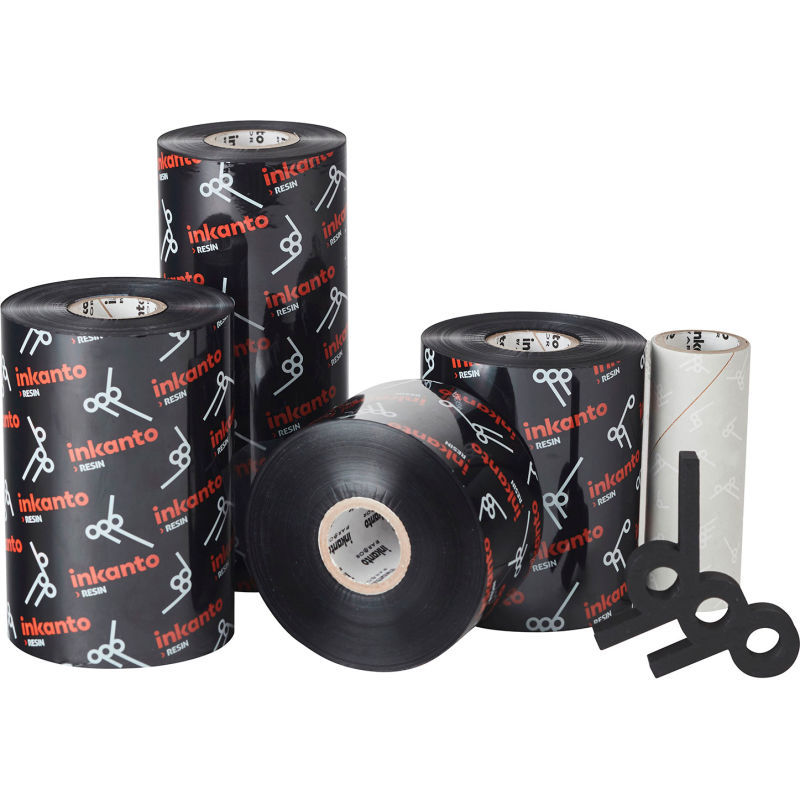 Inkanto AR x 7+ Premium Resin Ribbons, 450m L x 102mm W, Black, 12 Rolls  per Case | B1249313 - GLOBALindustrial.com