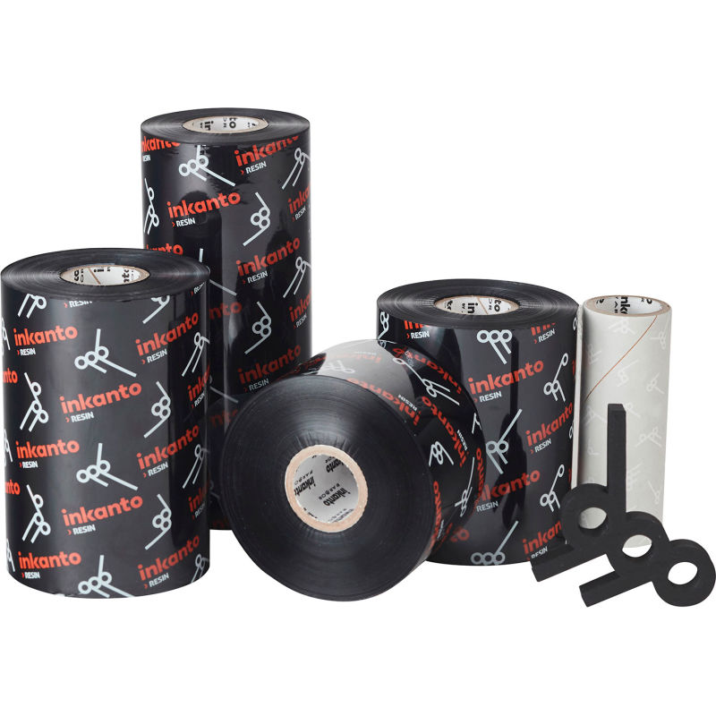 Inkanto AR x 7+ Premium Resin Ribbons, 450m L x 102mm W, Black, 12 Rolls per Case | B1249313 - GLOBALindustrial.com