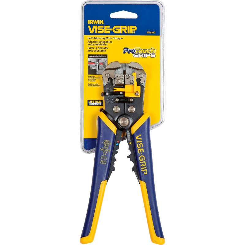 2078300 & 2078309 IRWIN VISE-GRIP 8-Inch Multi-Tool Stripper with 8-Inch Self-Adjusting Wire Stripper