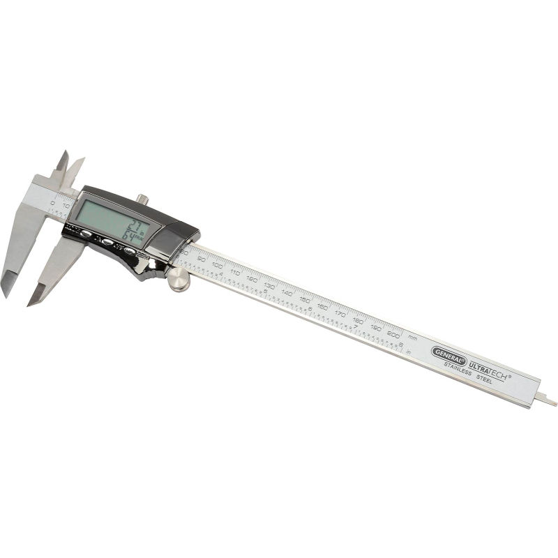 8" BRAND NEW HARDENED STAINLERSS STEEL DIGITAL CALIPER WITH 3 FREE BATTERY 