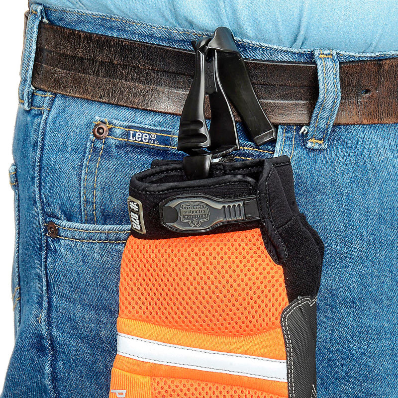 Red Ergodyne Squids 3405 Glove Grabber-Belt Clip