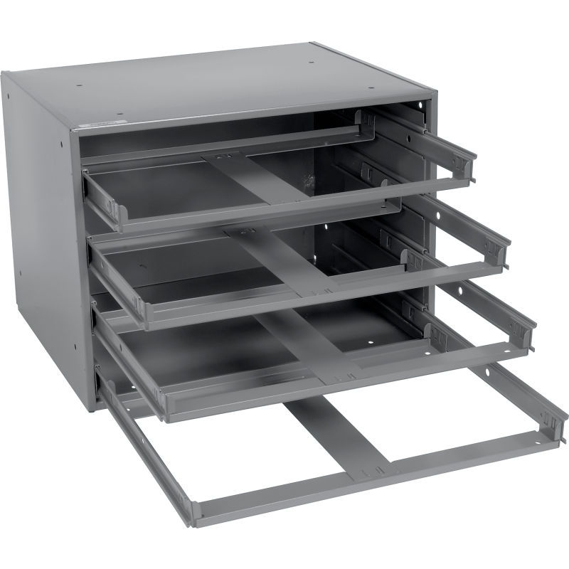 Choose Rack Options Durham Mfg 307-95 Four Sliding Drawer Parts Cabinet 