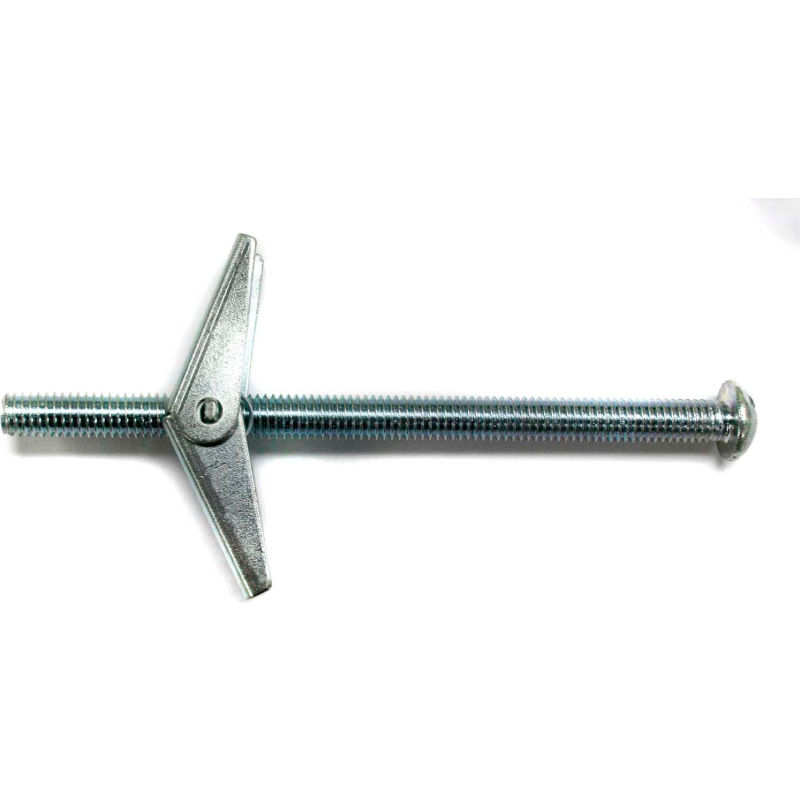 Combination Round Head Toggle Bolt Zinc 3/16 x 5 Box of 50 weight2.75Lbs Combination Round Head Toggle Bolt Zinc 3/16 x 5 Box of 50 weight2.75Lbs