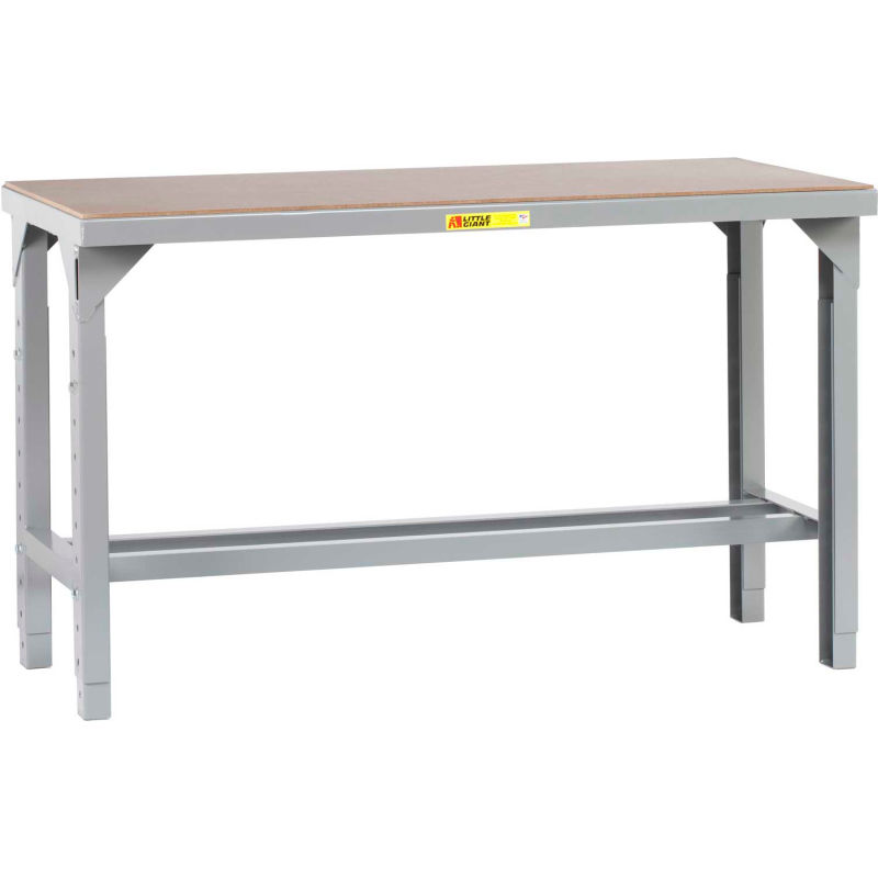 Hardboard over Steel Top Open Base Little Giant WSH1-3048-36 Welded Steel Workbench Load Capacity 5000 lb Gray 36 x 48 x 30 Hardboard over Steel Top Open Base Little Giant WSH1-3048-36 Welded Steel Workbench Load Capacity 5000 lb Gray 36 x 48 x 30