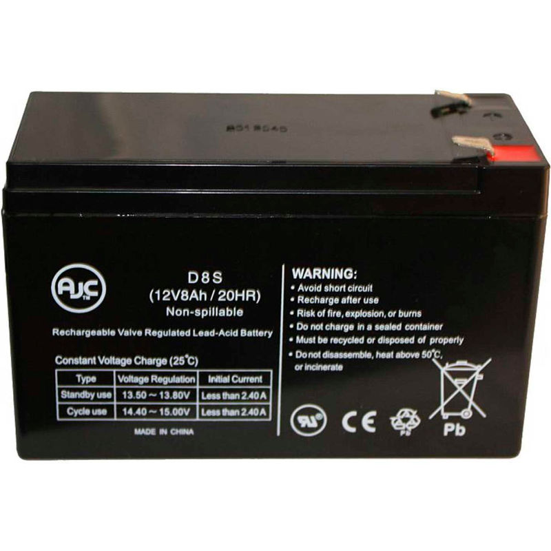 This is an AJC Brand Replacement Interstate DCM0035 12V 35Ah UPS Battery 