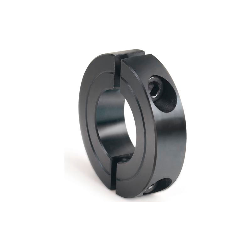 2-15/16 Two-Piece Clamping Collar Recessed Screw Black Oxide Steel 