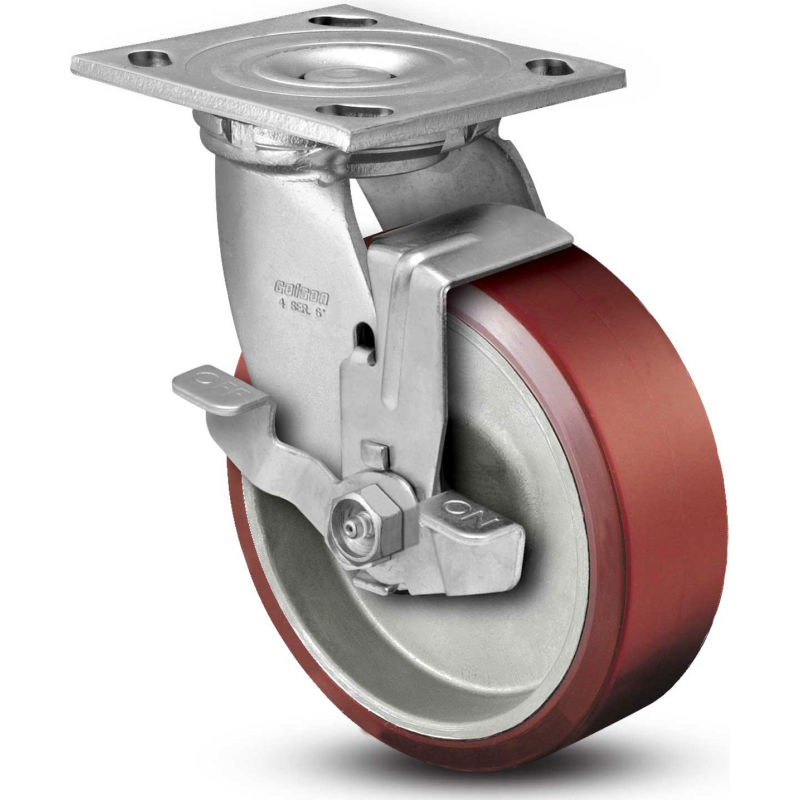 New Colson Swivel Caster w 5x1-1/4 Polyurethane Wheel/325# Cap.