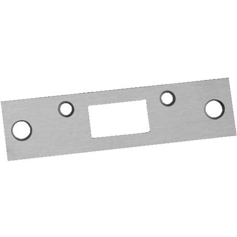 1-1/4" Width x 4-7/8" Don-Jo 2-SDS-SL Security Strike w/ Screws Silver Coated 