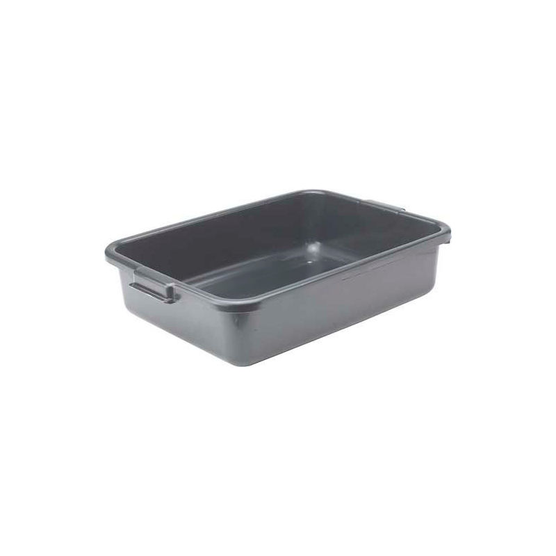 20.25x15.5x5-Inch Black Dish Box Winco PL-5K 