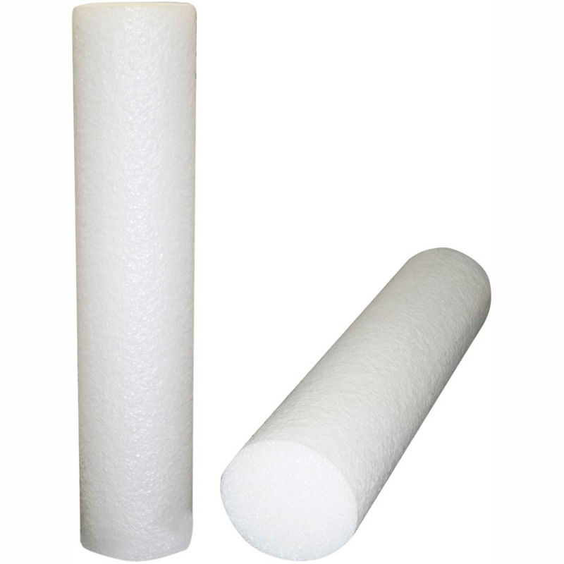 CanDo PE White Foam Roller 4 X 12 Round for sale online 