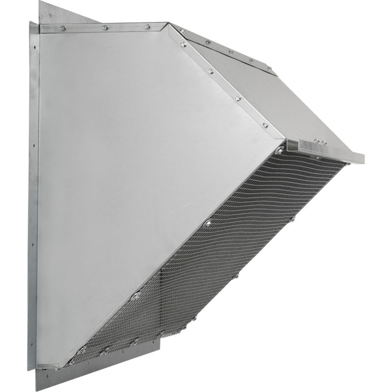 36 Galvanized Fantech 1ACC36WH Weather hood for Exhaust//Supply Fans