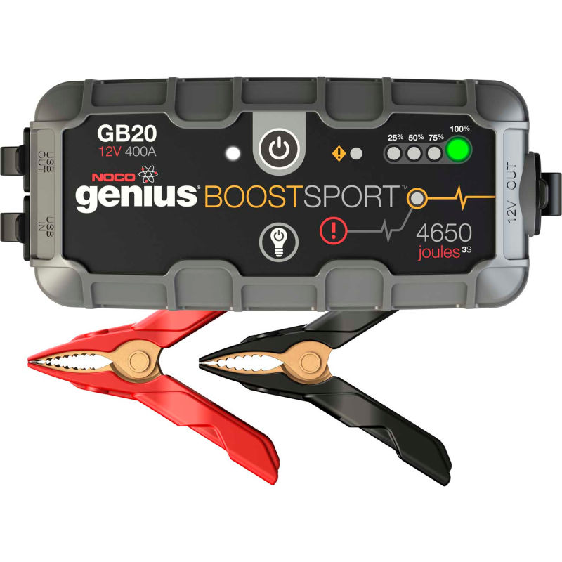 NOCO Boost Sport GB20 400 Amp 12V Lithium Jump Starter with Flashlight 