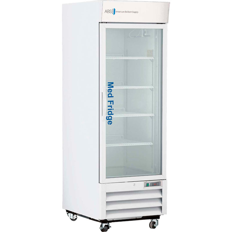 Medical Laboratory Refrigeration Refrigerators American Biotech Supply Standard Pharmacy Vaccine Swing Glass Door Refrigerator 23 Cu Ft B2187651 Globalindustrial Com