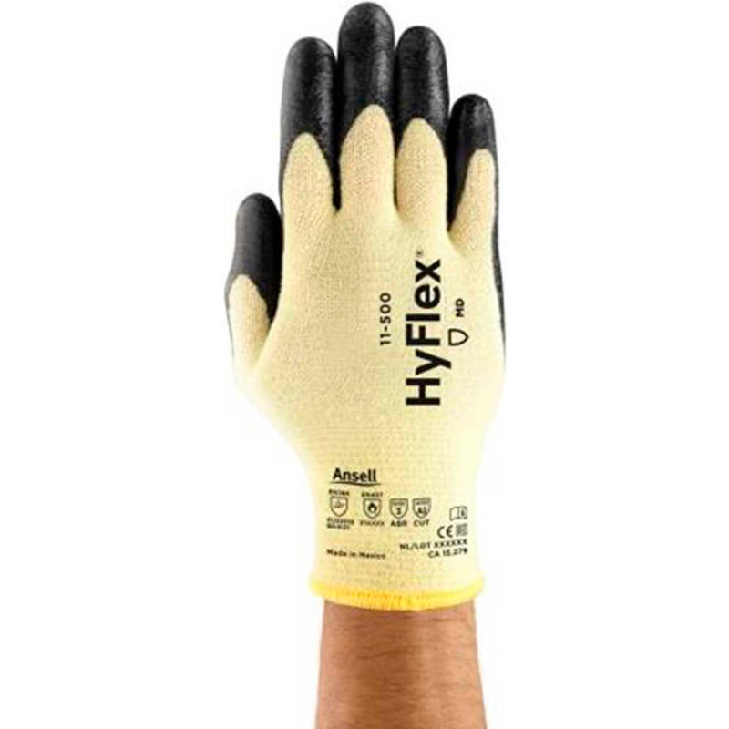 Hyflex Cut Resistant Nitrile Coated Gloves Ansell 11 500 8 1 Pair 093 Globalindustrial Com