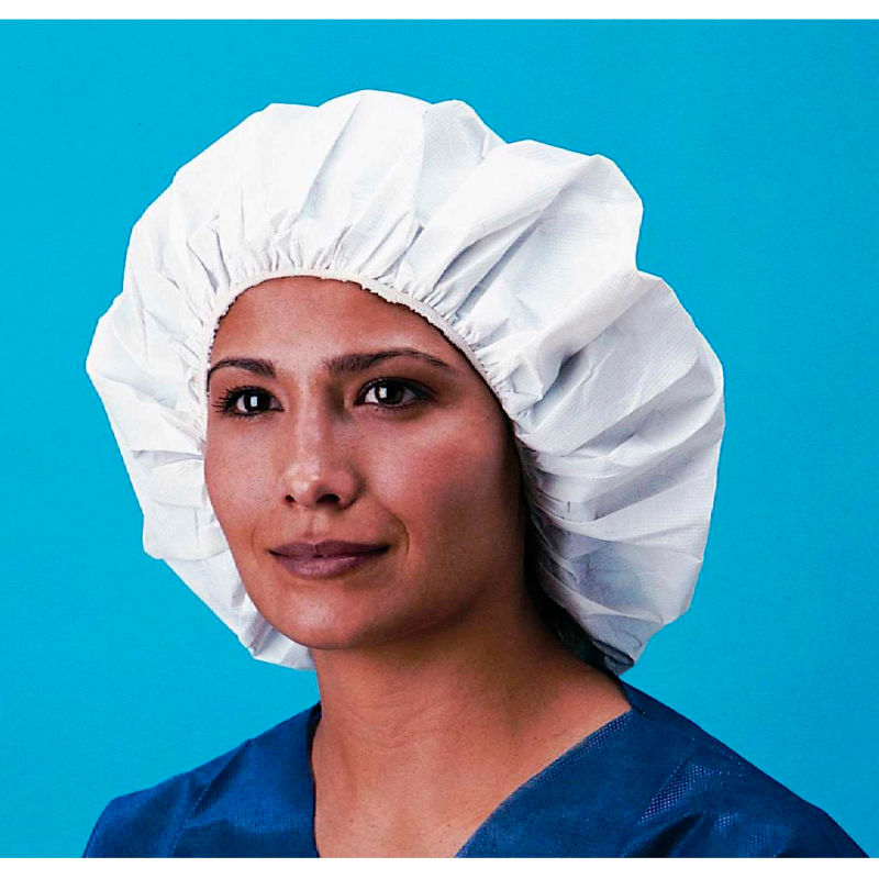 Tyvek® Bouffant Cap/Head Cover, 100 