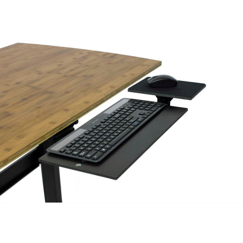 KT1 Adjustable Ergonomic Under-Desk Computer Keyboard Tray w/ Negative Tilt 