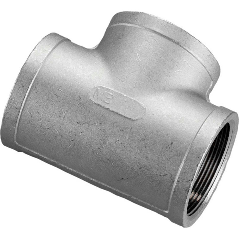 1/2" 150 FNPT H 304 Stainless Steel SST Tee Pipe Fitting 