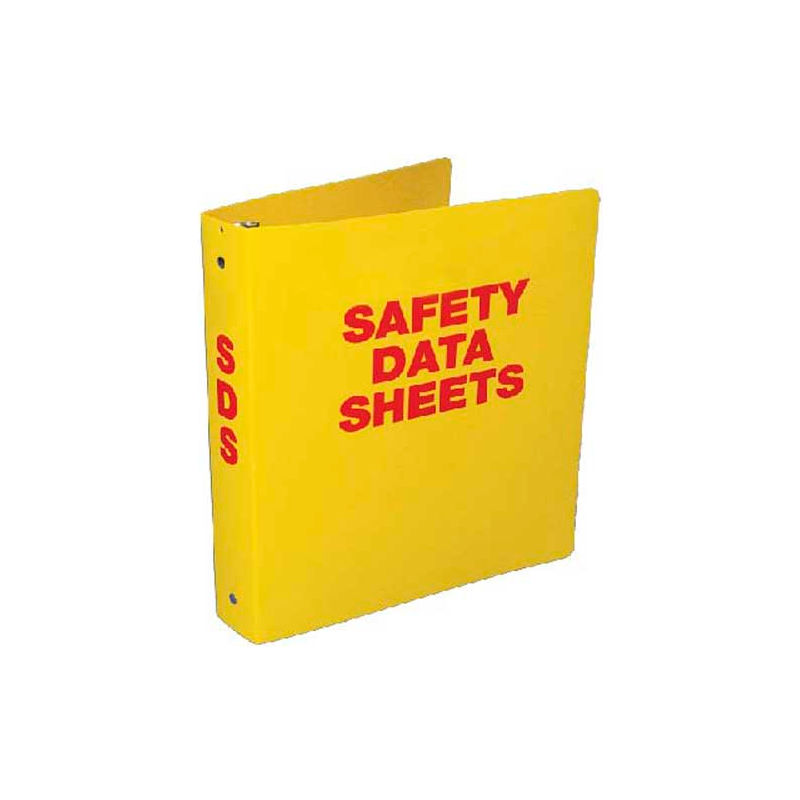 Nmc Rtk63c Safety Data Sheet Binder 3 5 Rings 3 16 Hole In Spine Yellow B116 Globalindustrial Com