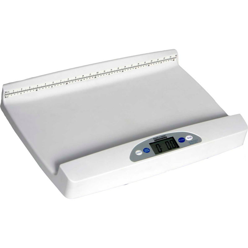 Health O Meter 553kl Digital Pediatric Tray Scale 44 Lb X 0 5 Oz Kg X 10 G Globalindustrial Com