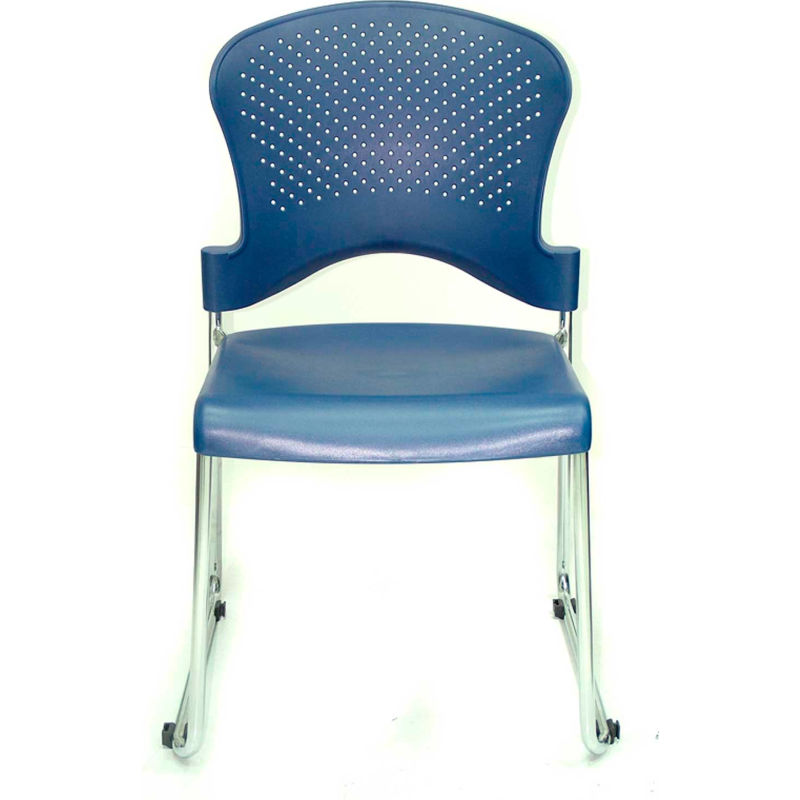 Eurotech Seating Aire S3000-NVY Plastic Stackable Chair Blue