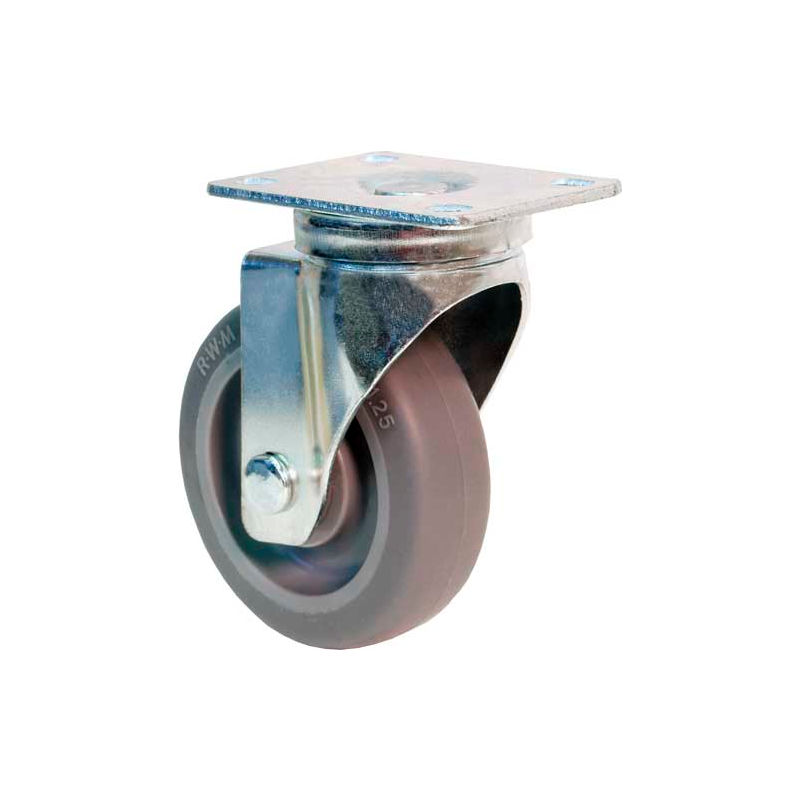 RWM Casters 27-DUC-0312-S 27 Series Versatrac 4-1/4 High 3 Phenolic Wheel Swivel Caster 3 Phenolic Wheel RWM Casters 27-DUC-0312-S 27 Series Versatrac 4-1/4 High 3 Phenolic Wheel Swivel Caster 3 Phenolic Wheel