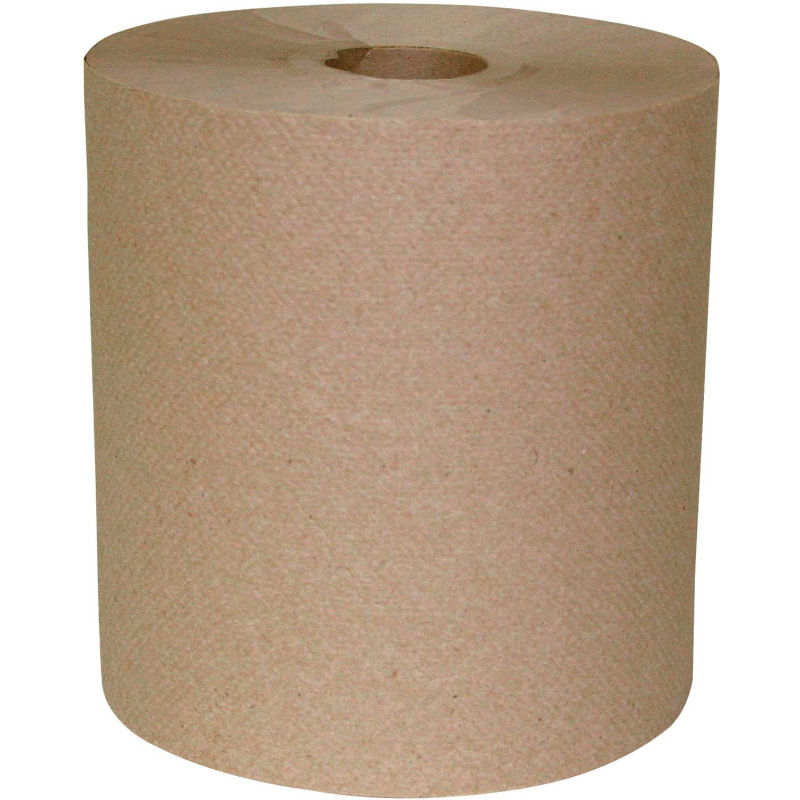 Natural 6 Rolls/Case Global Industrial Roll Paper Towels 800'/Roll 