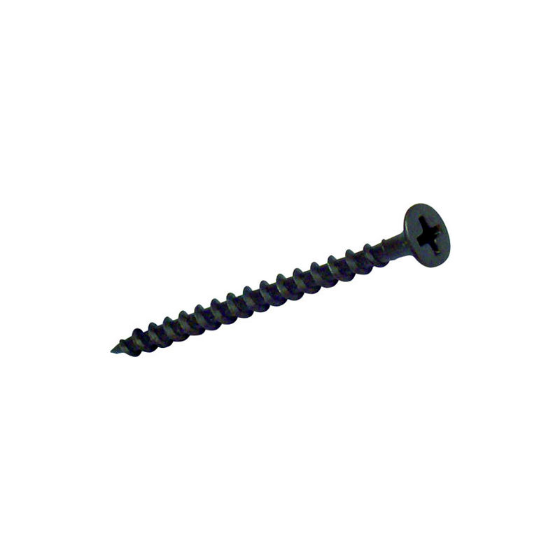 Hillman 39286 Black Steel Phillips Bugle Head Drywall Screw #6 x 1-1/8 in. 