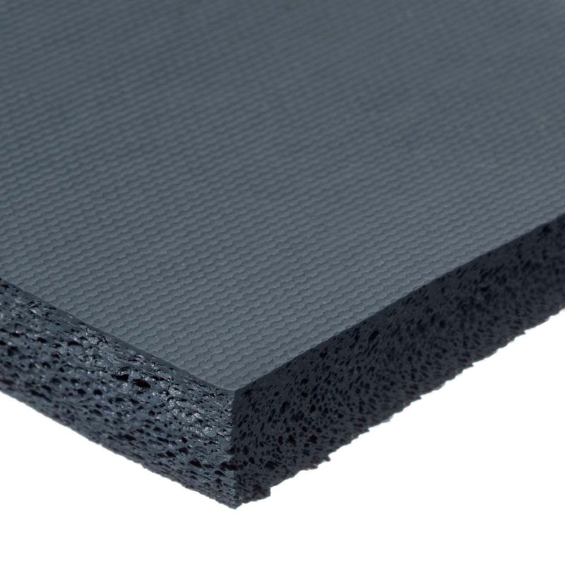 1/4 Thick x 12 Wide x 12 Long Fire Retardant Silicone Foam Sheet with High Temp Adhesive on Both Sides 