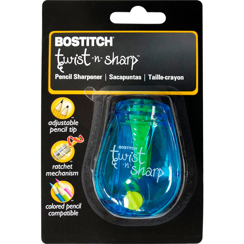 Bostitch Twist N Sharp Pencil Sharpener Assorted Colors for sale online 