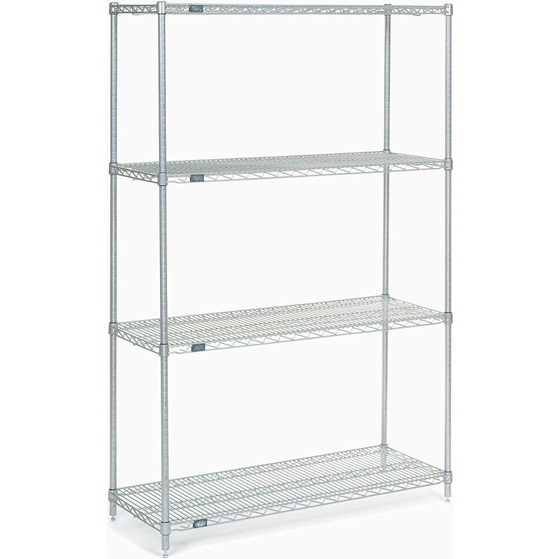 Nexelate Silver Wire Shelving, How To Assemble Uline Wire Shelving