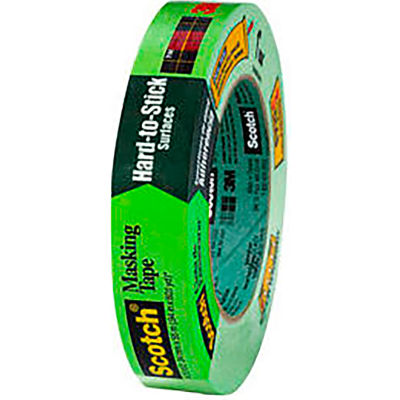 3M™ Scotch® Masking Tape for Hard-to-Stick Surfaces, 24mm x 55m - Pkg Qty 36