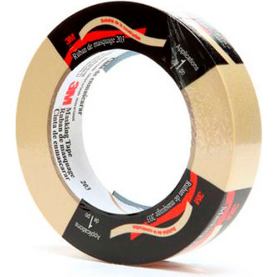 3M General Purpose Masking Tape 203 0.94"W x 60.15 Yards - Beige - Pkg Qty 36