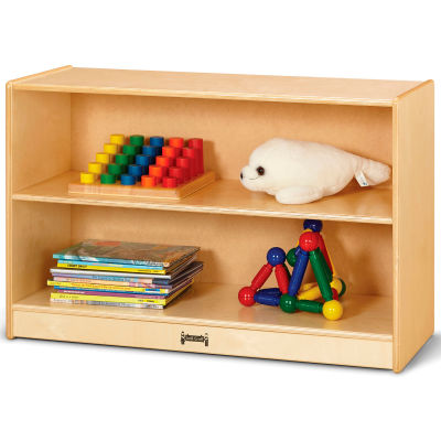 Jonti-Craft® Short Fixed Straight 2-Shelf Bookcase - 36"W x 15"D x 24"H