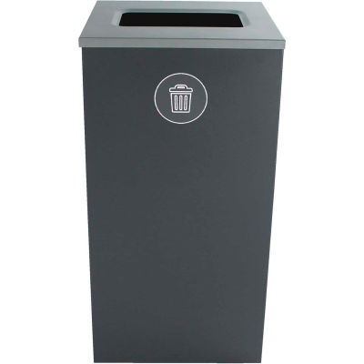 Busch Systems Spectrum Cube - Waste - 24 Gallon, Gray - 101140