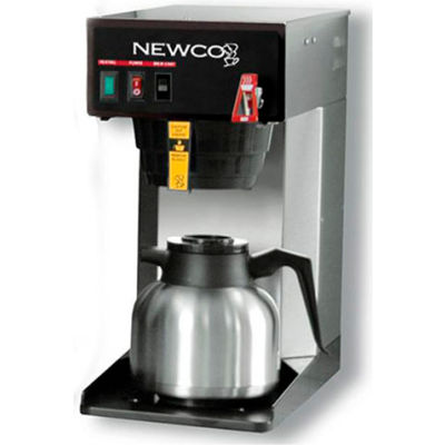 Newco 101894 - FC-S Coffee Brewer, Plumbed, W/Flow Washer, 120V, 8-1/2"W x 16-3/8"D x 17-5/8"H