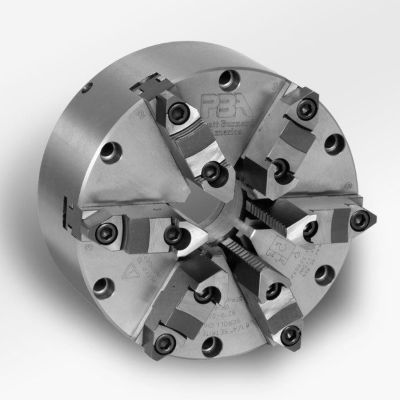 6 Jaw Self-Centering Universal Steel Body SETRITE Chuck - 10" Dia. - Pratt Burnerd 1026300