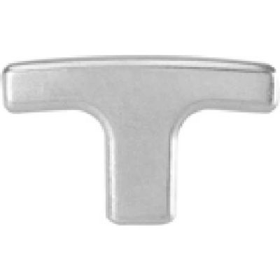 J.W. Winco GN563.2 Aluminum T-Handle W/Threaded Stud mm Diameter 80mm Length M10x1.5