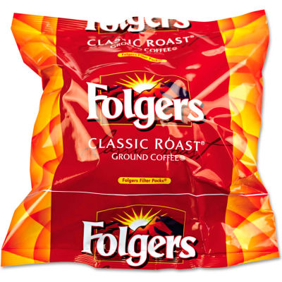 Folgers® Filter Packs Coffee, Regular, 0.9 oz., 160/Carton