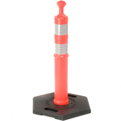 Traffic Cone Delineator Post Reflective