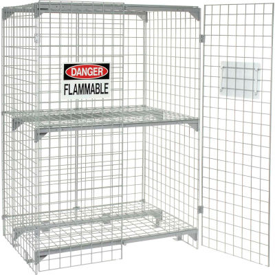 Global Industrial™ Vertical 18 Cylinder Storage Cabinet, Manual Close