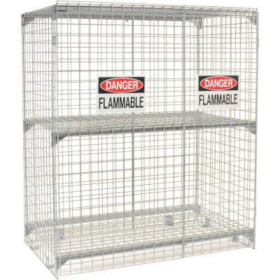 Global Industrial™ Vertical 30 Cylinder Storage Cabinet, Manual Close