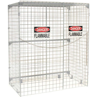 Global Industrial™ Vertical 28 Cylinder Storage Cabinet, Manual Close
