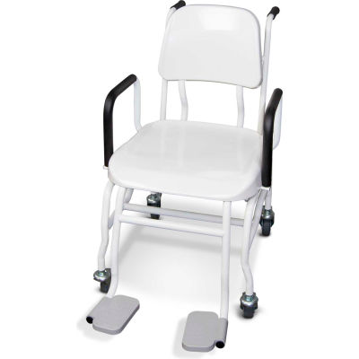 Rice Lake 550-10-1BT Digital Chair Scale with 17"W Seat & Bluetooth 2.0, 660 lb x 0.2 lb