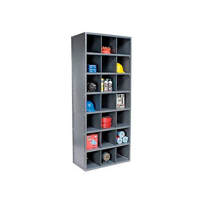 Steel Storage Bin Cabinet with Plastic Dividers