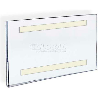 Azar Displays 122026 Horizontal Wall Mount Acrylic Sign Holder, 10" x 8"