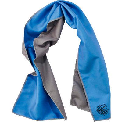 12660 Chill-Its® 6602MF Evaporative Microfiber Cooling Towel, Blue