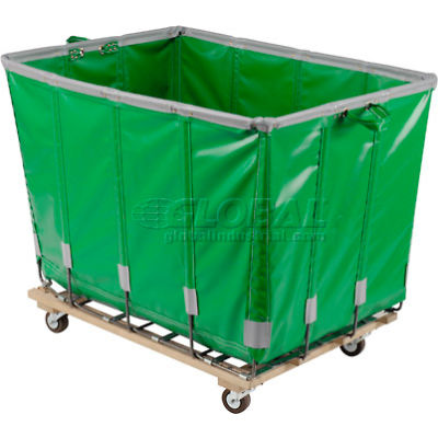 Dandux Vinyl Basket Bulk Truck 400720G16E-3S 16 Bushel - Green