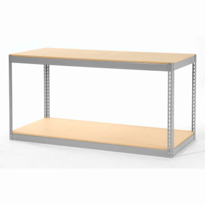 Global Industrial™ Record Storage Without Boxes 72"W x 30"D x 36"H - Gray