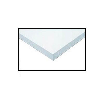 96"W x 30"D x 1-1/4" Thick ESD Square Edge Workbench Top - White